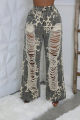 Street Denim Pants Ripped  Pants