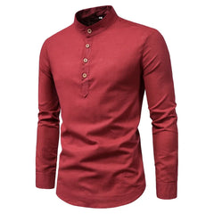 Cotton Long-Sleeved Shirts