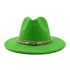 Wide Brimmed Jazz Hat Sombrero Hombre