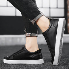 Sneakers Leather Skateboard Shoe