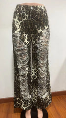 Street Denim Pants Ripped  Pants