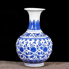 VASE BLEU DECORATIF