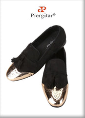 Mocassin en cuir noir
