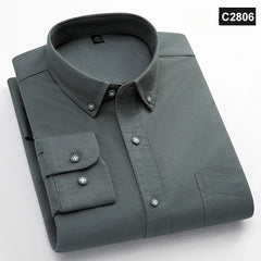 Classic fit fashion 100%Cotton long-sleeve shirt