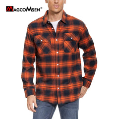 Plaid Flannel Shirts Long Sleeves Casual Cotton Shirt