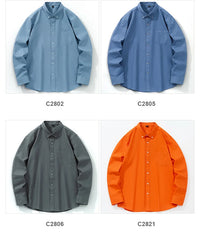 Classic fit fashion 100%Cotton long-sleeve shirt pocket slim fit