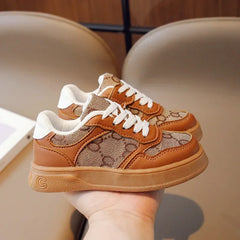 Sports Shoes Students Lace-up Light Sneakers for Girls Versatile Shoes