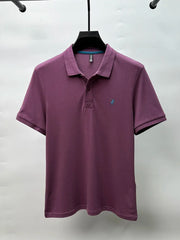 Embroidered Men's Pure Cotton Hot Polo Shirt