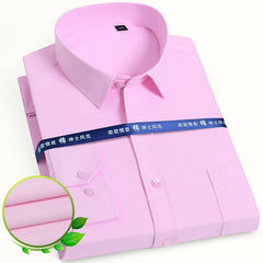 Classic Long Sleeve Solid/striped Shirts Shirt