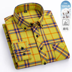 Flannel Plaid Long Sleeve Shirts