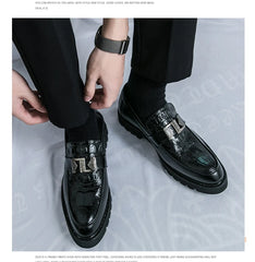 British Street Style Leather Loafers