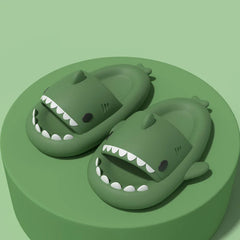 Kids Slippers Shark Flip Flops Soft Sole Cartoon