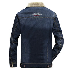 Cashmere denim jacket