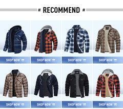 Hooded Fleece Jackets Thermal Warm Soft Fluffy Full Zip