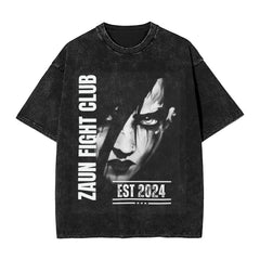 Arcane Jinx  Shirt Printed Washed Vintage  Novelty T-Shirts