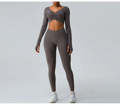 High Waist Cross Yoga Pants for Women