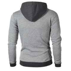 Zipper Hoodie Scarf Collar Sweatshirt
