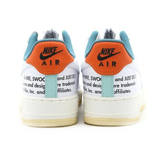 Nike Air Force 1 Low"Carabiner Swoosh"White Red Casual Retro Sneakers