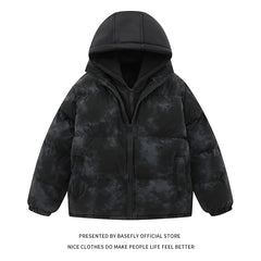 Unisex Hooded Thick Bomber Puffer Soft Jacket