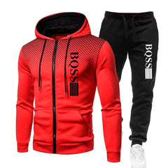 Sweatshirt Suit Hoodie and Pants Suit Two Piece Set