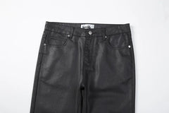 Cotton Tide Niche Wax Denim Pants