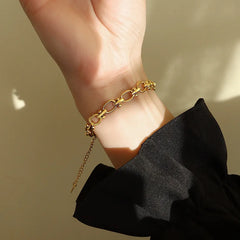 Waterproof Stainless Steel Metal Chain Necklace Bracelet