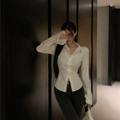 Bandage Slim Shirts