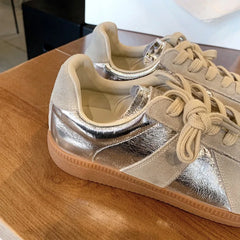 Vintage Wind Genuine Leather Board Shoes