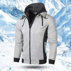 Thicken Zip Up Coats Hooded Jacket
