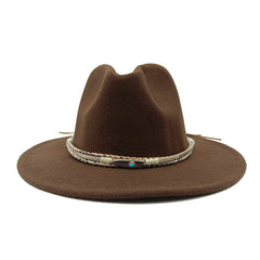 Wide Brimmed Jazz Hat Sombrero Hombre