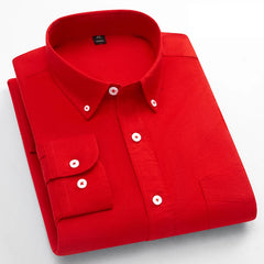 Classic fit fashion 100%Cotton long-sleeve shirt