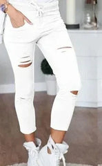 Pantalon crayon extensible