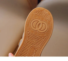 Sports Shoes Students Lace-up Light Sneakers for Girls Versatile Shoes