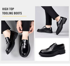 Leather Shoes Slip Shoes