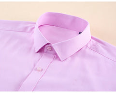 Classic Long Sleeve Solid/striped Shirts Shirt