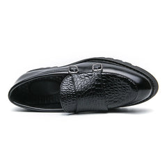 Leather Loafers Low Cut Daily Men's Driving Shoes Non Slip