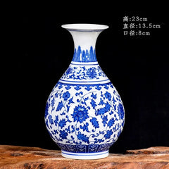 VASE BLEU DECORATIF