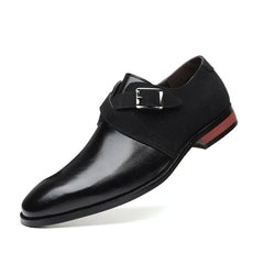Masculino Leather Brown Black Elegant Luxury Suit Shoes