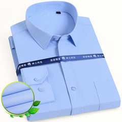 Classic Long Sleeve Solid/striped Shirts Shirt