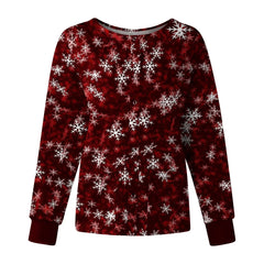 Long sleeve Cartoon print spa  Slim Fit top