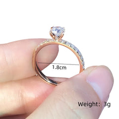Luxury Style Glass Diamonds Gold-color