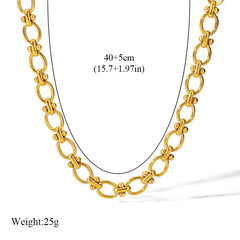 Waterproof Stainless Steel Metal Chain Necklace Bracelet