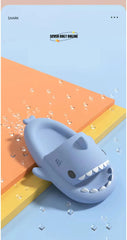 Kids Slippers Shark Flip Flops Soft Sole Cartoon