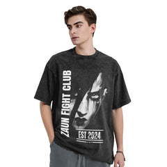 Arcane Jinx  Shirt Printed Washed Vintage  Novelty T-Shirts