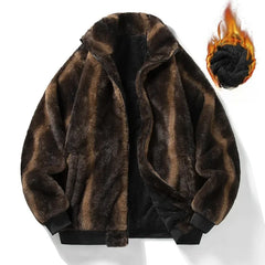 Retro Brown Thicken Warm Coat