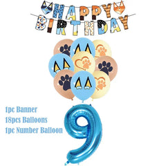 kids Birthday Party Decoration Supplies Tableware Plate Cup Napkin Tablecloth Cake Topper Balloon Banner Birthday Party Favors
