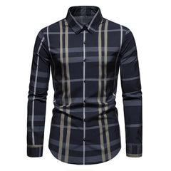 Long Sleeve   Shirt Stripes Thin Shirts