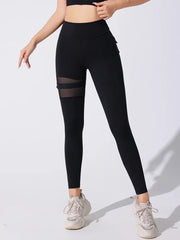 Butt Lift Mesh Pocket Cargo Running Leggings