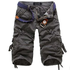 Cargo Shorts Fashion Cotton Knee Length Sweatpants