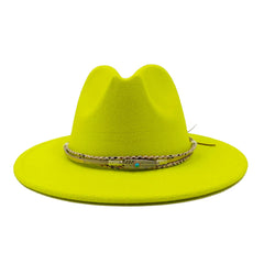 Wide Brimmed Jazz Hat Sombrero Hombre